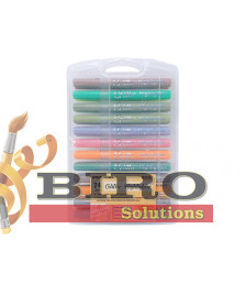 Marker Glitter 24 culori, cutie plastic, ML50-22